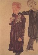 Egon Schiele Two Guttersnipes (mk12) china oil painting artist